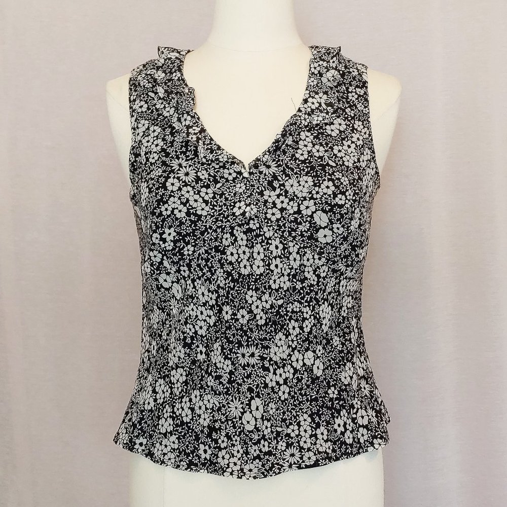 Ann Taylor Silk Georgette Top